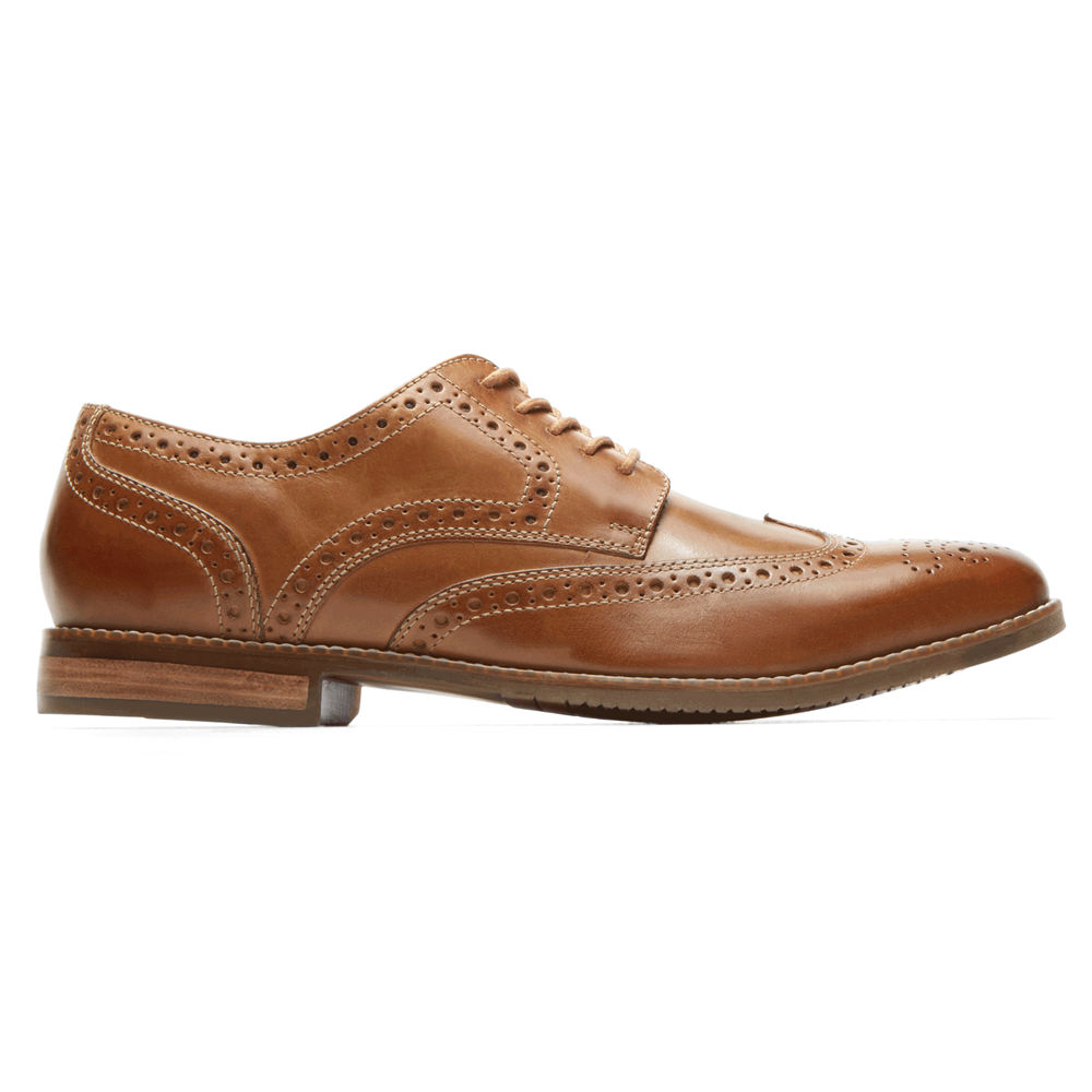 Sapatos Lace Ups Rockport Homem Marrom - Style Purpose Wingtip - 19038HZOT